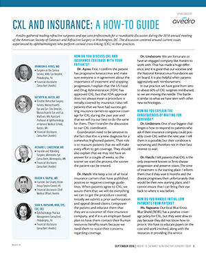 CRST Insert: September 2018: CXL and Insurance: A How-To Guide.