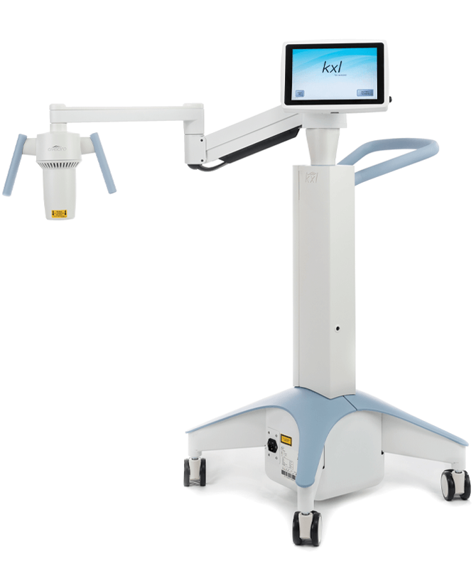 A product shot of the KXL® system for performing cross-linking and Lasik Xtra®.