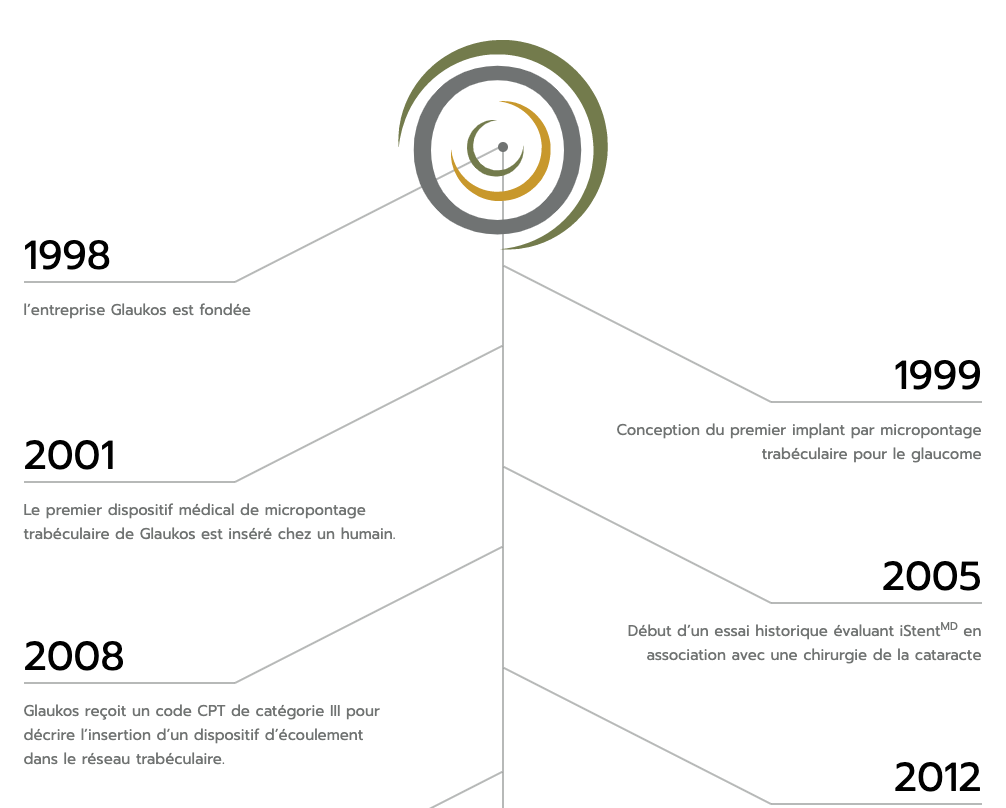 Preview of the Gluakos company timeline.